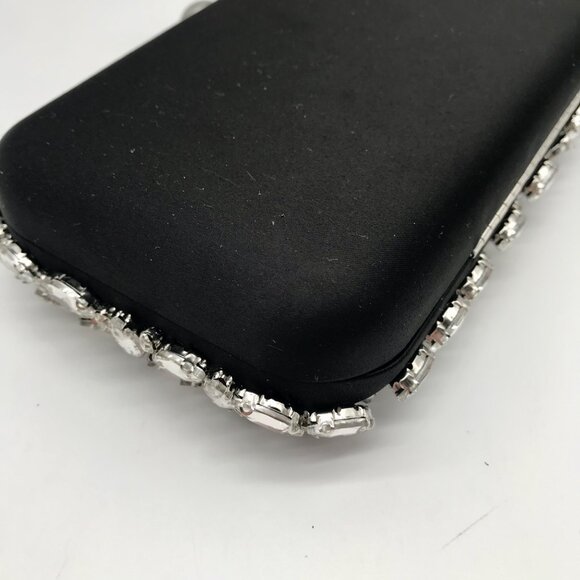 I.n.c. International Concepts Black East West Embellished Small Minaudiere Clutc - Picture 9 of 11